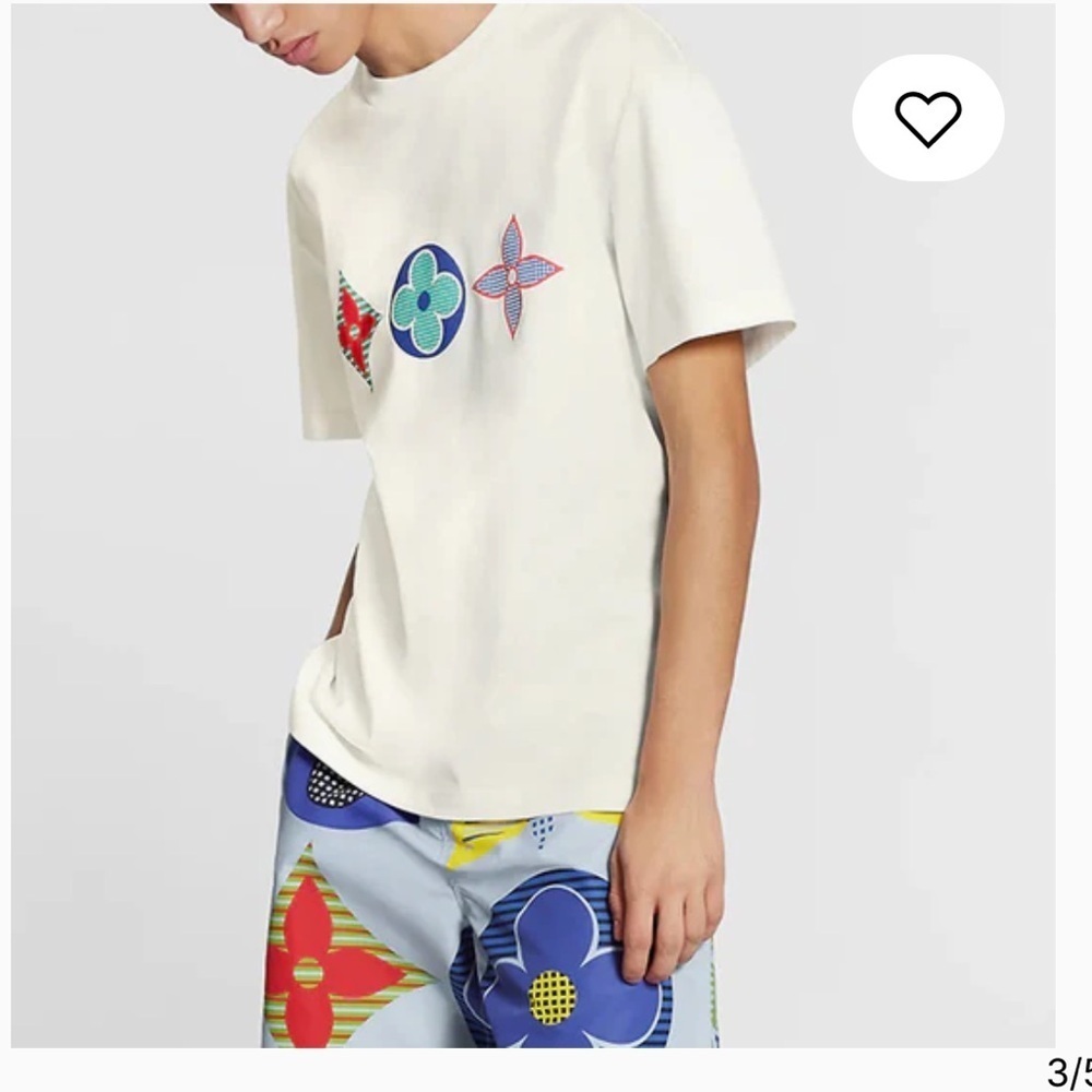 Louis Vuitton Short Sleeve Monogram Logo Tee